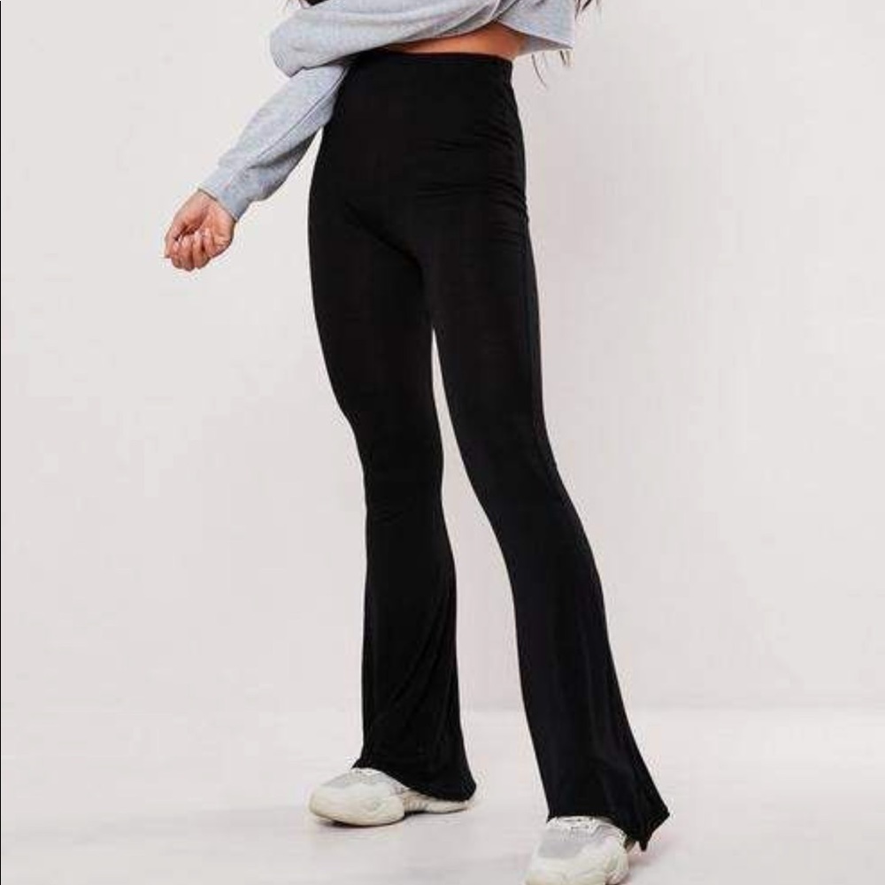 MissGuided Jersey flare legging